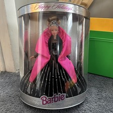 1998 Happy Holidays Barbie Doll Special Edition - RARE MISPRINT BOX ERROR picture