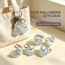 30pcs Halloween Glow Ghost Keychains Party Favors Gift Bag Fillers picture