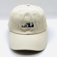 DALIX Cute Baby Panda Mommy Dad Baseball  Hat Embroidered Strapback Beige OSFA picture