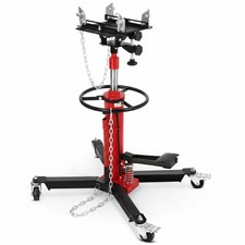 1322 lb Hydraulic Transmission Jack 34-68 High Lift 2 Stage Foot Pedal Red picture
