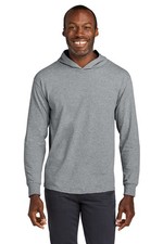 Jerzees Classics Unisex Cotton Long Sleeve Hooded T-Shirt 363LH picture