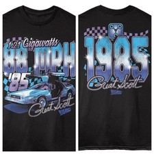Back To The Future T Shirt Men 1985 GREAT GIGAWATTS Official F&B Black Cotton picture