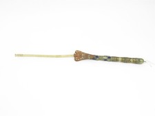 Antique Turkoman Horse Whip From Afghanistan used for the Game of Buzkashi 25.5