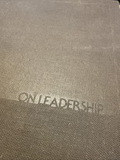 Vintage (1974) IBM “On Leadership” Hardcover Book picture