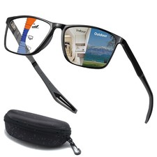Photochromic Multifocal Reading Glasses Spring Hinge Transition Sunglasses TR90 picture
