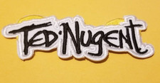 Embroidered Ted Nugent Patch guitarist, singer, songwriter, activist 1.25x3.5