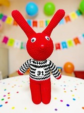 Crochet Juan Carlos Doll, Handmade Juan Carlos Bodoque From Serie 31 Minutes 10” picture