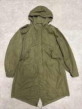 Vintage Koean War Military M-1951 Fishtail Parka Shell OG-107 Conmar Zipper D-3 picture