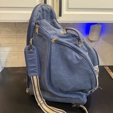 Horseware Ireland Rambo Gear Bag Blue Canvas Equestrian Horse Graphic Large picture