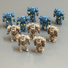 Rare 10X MEGA Fallout T-60 Power Armor Collection Mini bloks Action Figure #B picture