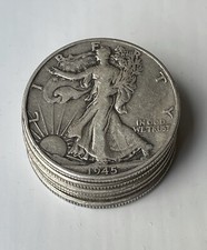 Walking Liberty Half Dollar [Lot of 5] 90% Silver - Choose How Many Lots of 5 picture