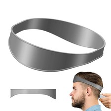 Silicone Haircut Template Hair Cutting Guide Curved Band Barber Styling Tool,1pc picture