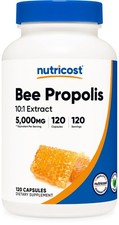 Nutricost Bee Propolis 10:1 Extract 5,000mg Equivalent, 120 Capsules picture