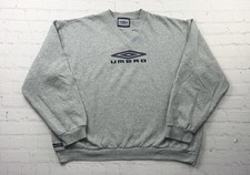 Umbro Vintage Sweatshirt Men’s Retro Big Logo Pullover Embroidered Size LG 90s picture