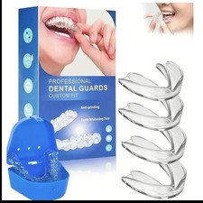 4X Mouth Guard Teeth Grinding Guard Dental Night Guard Custom Fit for Bruxism US picture