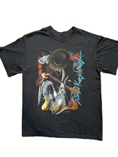 VTG 1989 Stevie Ray Vaughan In Step Tour Shirt Single Stitch Small S Cotton Bowl picture