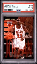 1995 Fleer #323 Michael Jordan PSA 4 picture