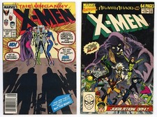 Uncanny X-Men #244 & Annual #13 (LOT) 1989 Marvel 1st & 2nd appearance Jubilee picture