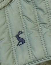 Joules Quilted Womens Olive Green Vest Jacket Full Zip UK Pockets Equestrian picture