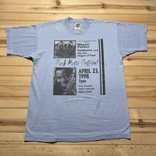Vintage 1998 Drew University Funk Festival T-Shirt Maceo Parker Fishbone Size XL picture