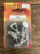 Harlequin Miniatures Fantasy Battles 0136 Skeleton Warriors I (3) New D&D RPG picture