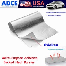 Aluminized Heat Shield Thermal Barrier Adhesive Backed Heat Blanket 20'' X 40'' picture