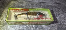 Vintage Creek Chub CCB Co Injured Minnow Wooden Fishing Lure 3-Hook 4