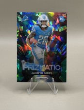 2023 Panini Prizm - Prizmatic Jahmyr Gibbs #20 Green Ice Prizm (RC) picture