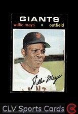1971 Topps #600 Willie Mays Light crease picture