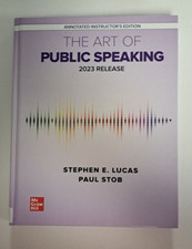 The Art of Public Speaking: 2023 Release ANNOTATED INSTRUCTOR’S EDITION picture