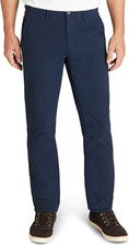 Weatherproof Vintage Men's Flex Waist Straight Fit Tech Pants, Blue, Size 36X30 picture