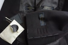 Corneliani Brown 100% Wool 2 Pc Suit Jacket Pants 52 EU BRAND NEW picture