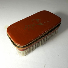 Vintage West Germany Men's Travel Grooming Kit Leather Manicure Shoe Horn Case picture