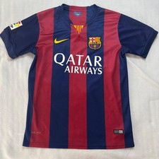 Nike FC Barcelona 2014-15 Home Jersey Mens Blue Red Soccer Shirt 610594-410 picture