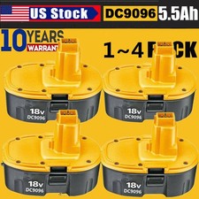 18Volt Replacement for Dewalt 18V Battery DC9098 DC9099 DC9096 NiMH DC9099 5.5Ah picture