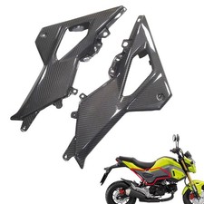 FSM Real Carbon Fiber Under Seat Side Panels Fit for 2017-2020 Honda Grom MSX125 picture