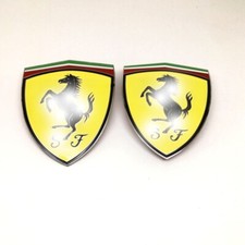 Fender Shield Emblem Badge F430 360 365 430 458 488 599 Roma California Set picture