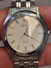 Seiko Dolce 8J41-6290 HAQ Quartz Textured Dial Stainless Steel Men's Watch picture