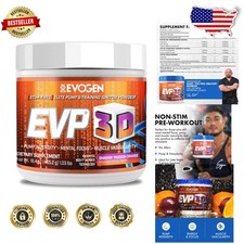 Stimulant-Free Pre-Workout EVP 3D Orange | Arginine Nitrate, Citrulline Pumps picture