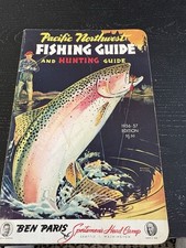 Vintage Ben Paris Pacific Northwest Fishing & Hunting Guide Book 1956-57 Edition picture