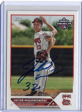 Jacob Misiorowski Autographed 2023 Topps Pro Debut #PD72 Rookie Card RC picture