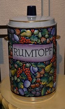 Rare marzi remy hand painted colorful RUMTOPF picture