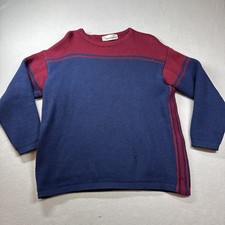 Montant Pull Wool Ski Sweater VTG 60s France Made Mens Large Rockabilly picture