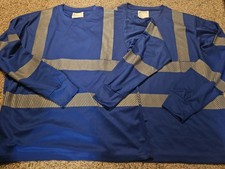AYKRM SAFETY Reflective SHIRT LOT Of 2  MENS M Medium New picture