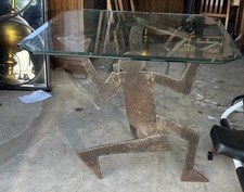 VTG Cerberino Wrought Iron Table Designed By Italian Artist Maurizio Cattelan picture