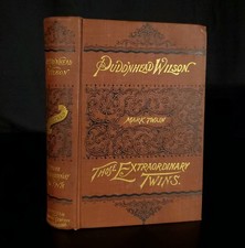 MARK TWAIN, PUDD’NHEAD WILSON and THOSE EXTRAORDINARY TWINS ~ 1899 *NEAR FINE* picture
