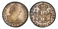 BOLIVIA Charles III 1780-PTS PR AR 8 Reales. PCGS MS62 Potosi KM 55; Calico 1178 picture
