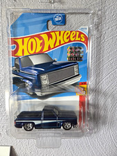 Hot Wheels The 80s 1983 Chevrolet Silverado Pickup Blue/White 1:64 Unopened picture