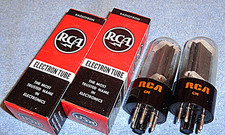 2 NOS RCA 50L6-GT Vacuum Tubes 10-Watts Audio for AA5 and Shortwave Radios picture
