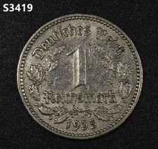 1935-J Germany 1 Mark *Scarce* 